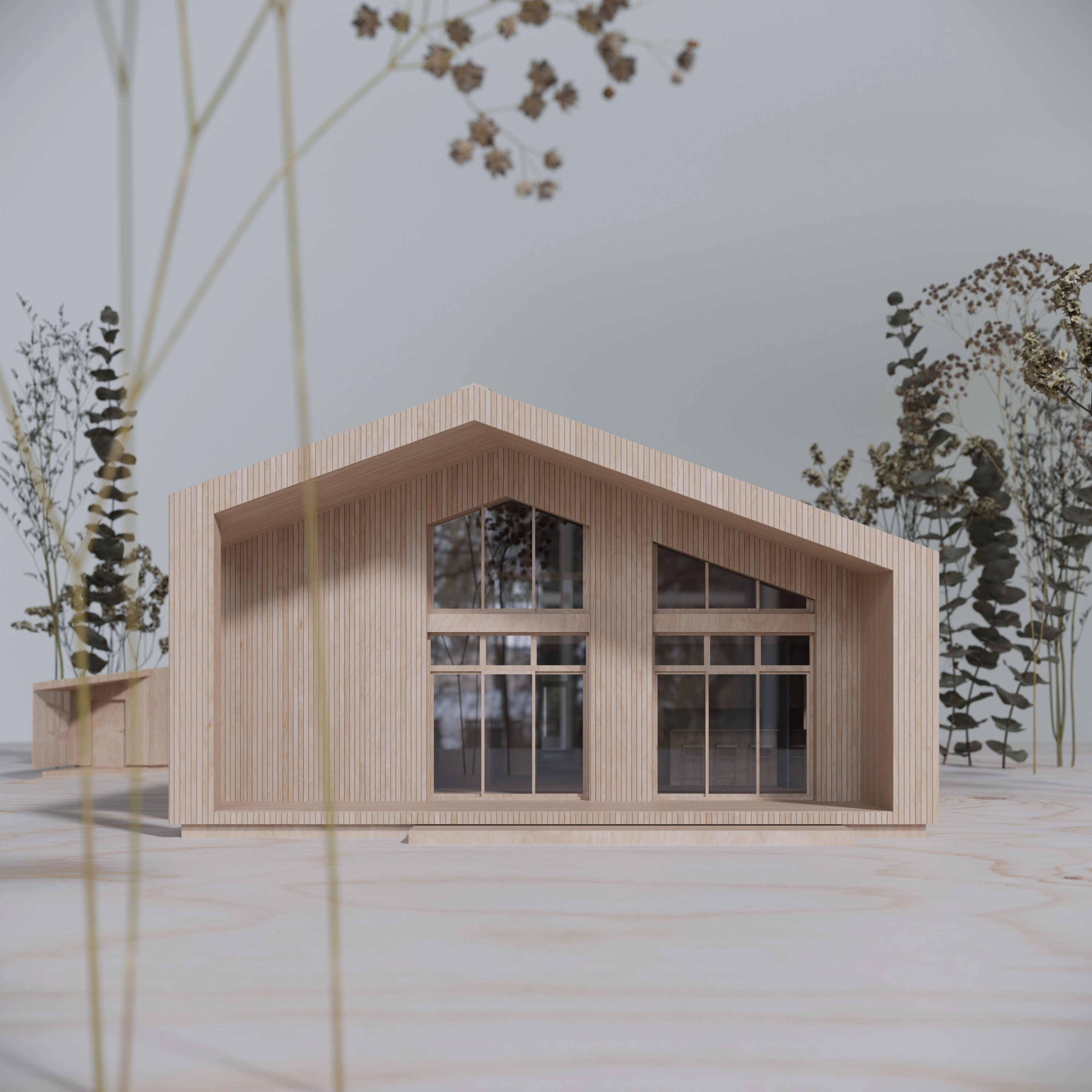 Physical model 3 for EG_house, Gomel region, Belarus.