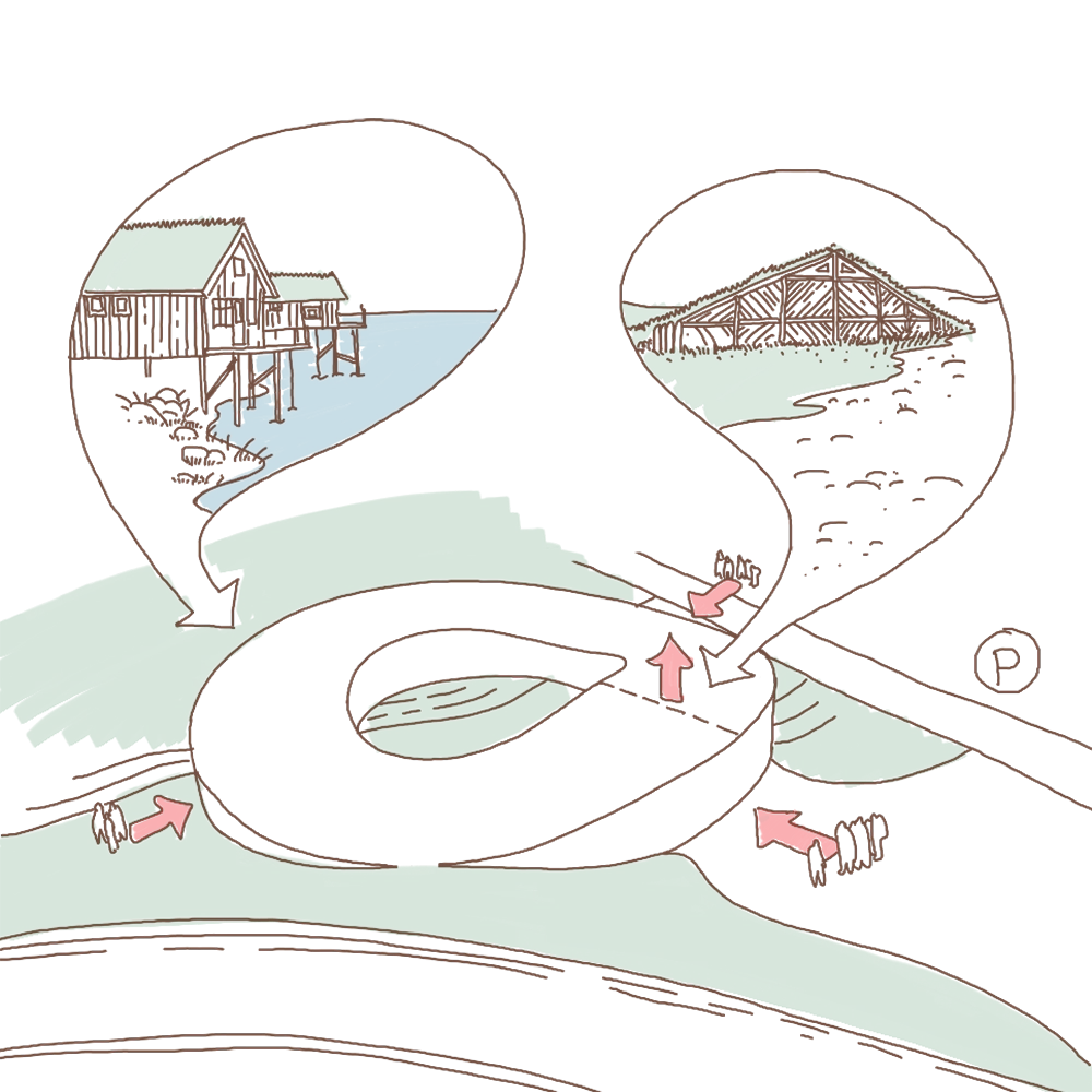 Design drawing 2 for Nest, Preikestolen, Norway.