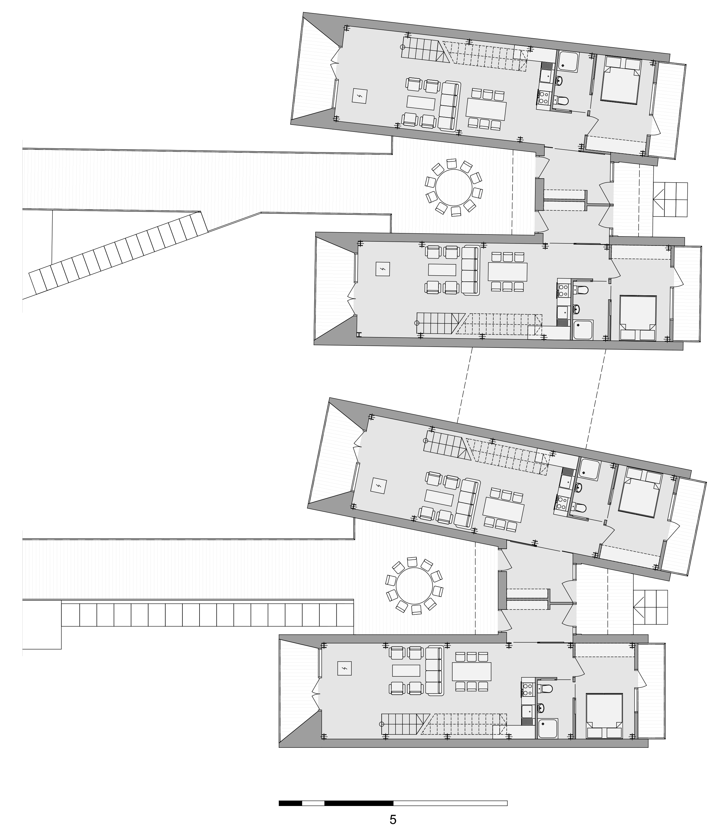 Floor plan 5 for Svechanka, Vitebsk region, Belarus.